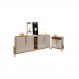 Jogo Buffet 1.9 e Bar Office Off White Cedro