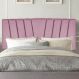 Painel Estofada Bélgica 140CM Casal Suede Rosa - D A DECOR
