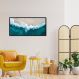 Quadro Beira Mar Maldivas 86x43 Caixa Preto