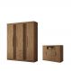 Kit Roupeiro e Cômoda George Jatoba