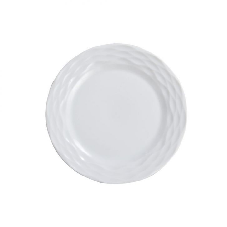 Prato Ondas Branco 21 cm