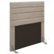Cabeceira Solteiro 0,90m Friburgo Suede Bege - Pallazio