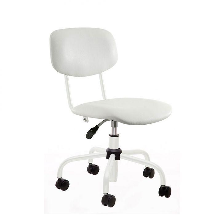 Cadeira de Escritório Secretária Juvenil Branca