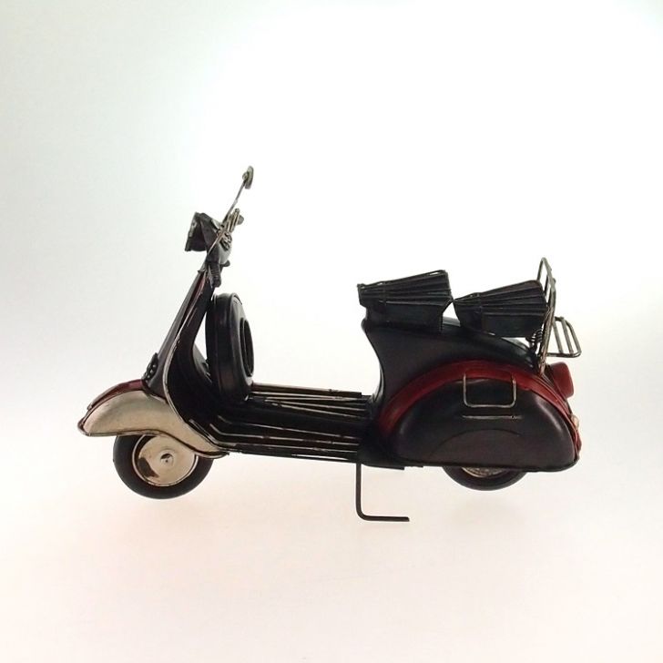 Miniatura Moto Metal Preta