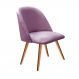 Poltrona Decorativa Gaia - Veludo Roxo