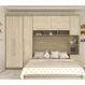 Guarda Roupa Dormitório Modulado Master Casal 1,38 m - Avelã Rústico e Ártico Rústico - Luciane M03