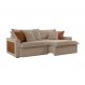 Image of Sofá 3 Lugares Retrátil e Reclinável Dubai Veludo Marrom 190 cm MO895UP17GBIMOB