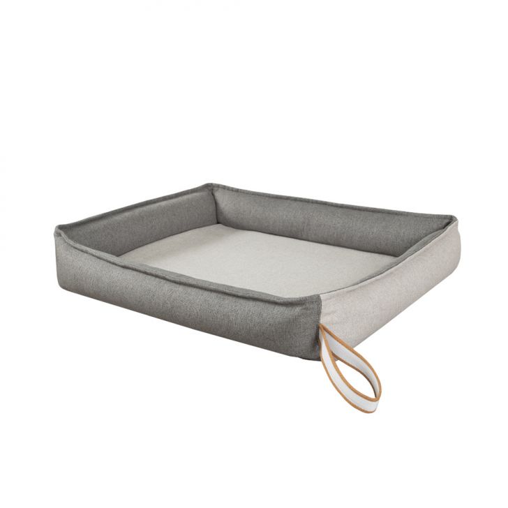 Cama para Pet Amora (12x62x47) Cinza e Grafite