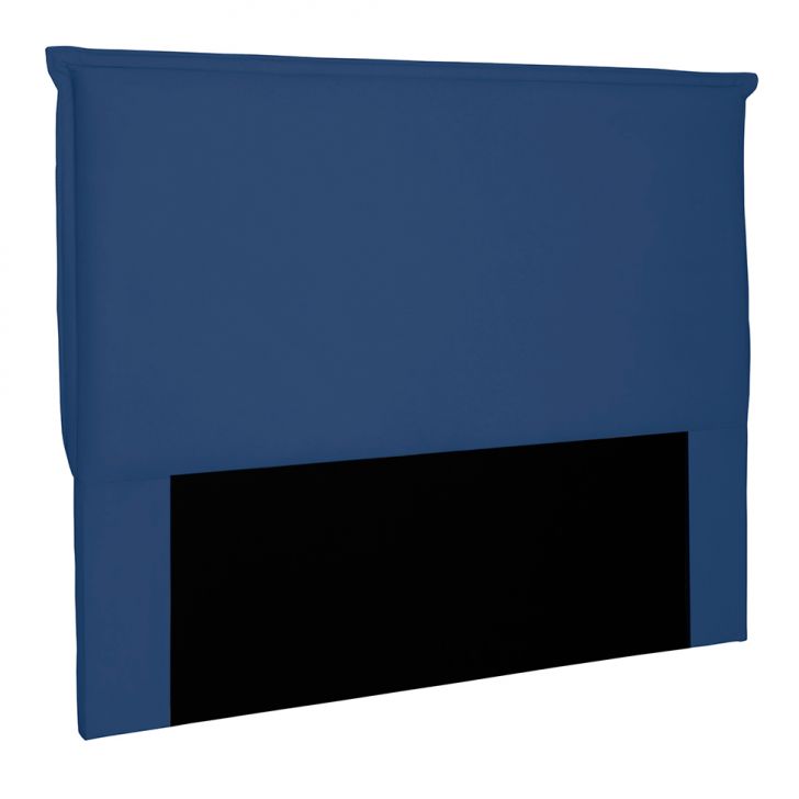 Cabeceira Solteiro Veneza Suede Azul