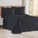 Cobre Leito Queen Bouti Mavie Floral Micropercal 180 Fios 3 Peças - Preto