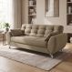 Sofá 3 Lugares Larissa II Suede Bege