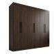 Guarda-roupa Casal 6 Portas 4 Gavetas Roma - Mais Móveis New Canion