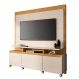 Home Painel Theater Quantum Sala TV até 70 Polegadas Off White/Cinamomo