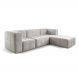 Sofá Box 3 Lugares - Bouclé Cinza