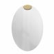 Espelho Decorativo Aplique Oval Pinus 60x40cm Oval