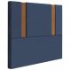 Cabeceira Solteiro 88 cm Veron Veludo Azul Soon