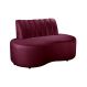 Sofá Doha Cor:Suede Bordô 110