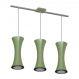 Lustre Pendente 7933 3 Lâmpadas Soquete E27 Verde