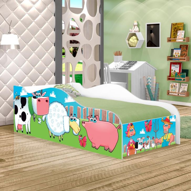 Cama Fun Fazendinha e Vaquinha Solteiro