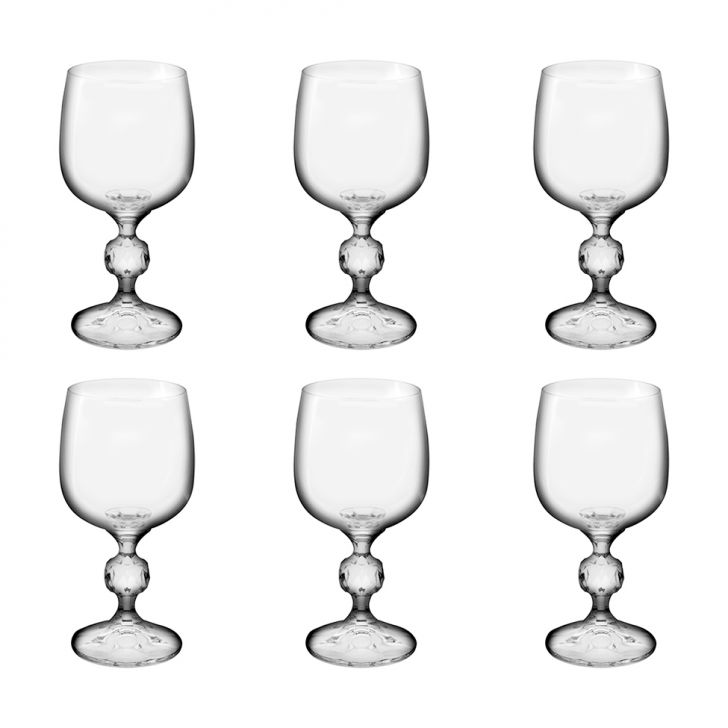 Jogo De Taças Para Vinho 6 Peças Cláudia