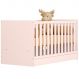 Berço Infantil Mini Cama MDP Doce Mel Rosa