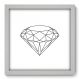 Quadro Decorativo - Diamante - 369qddb