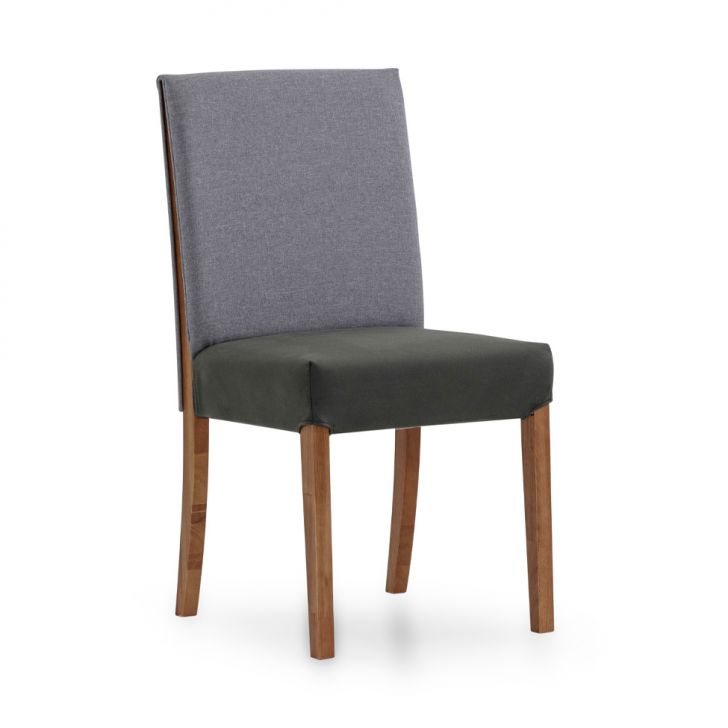 Cadeira Anita Poliéster Chumbo e Cinza