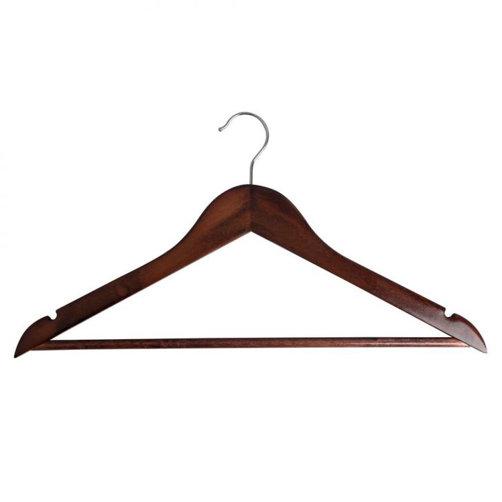 Cabide Madeira Escura Natural