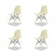 Conjunto com 4 Cadeiras Eames DSW Fendi