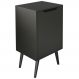 Gabinete Para Banheiro Pes Palito 1 Porta BN3641 Preto Tecno Mobili