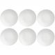 Conjunto 6 Pratos de Porcelana Sobremesa Tramontina Leonora