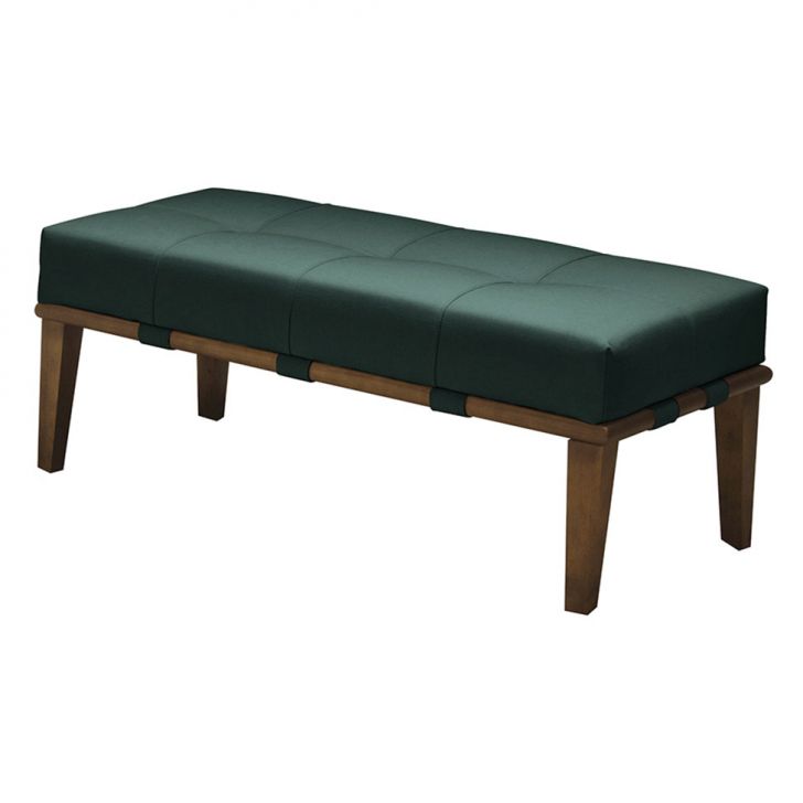Banco | Banqueta Livia Verde e Mel 100 cm