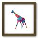 Quadro Decorativo - Girafa - 295qdsm