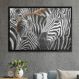 Quadro Decorativo Zebras Juntas-24x34Cm