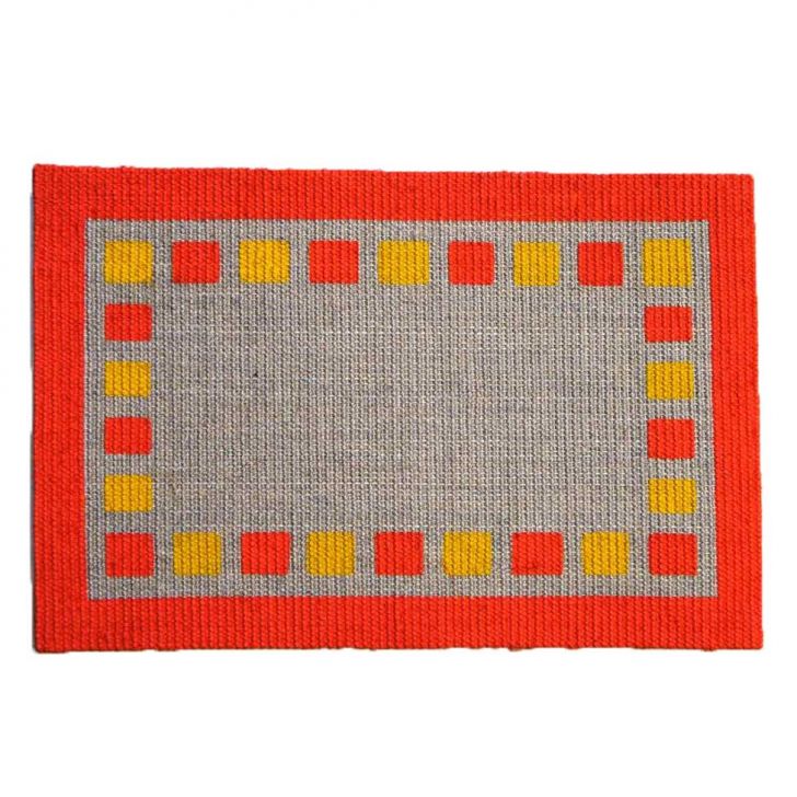 Capacho Pintado 40x60 Cm Areia 140983 Apaeb