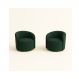 Kit 02 Poltronas Curva Orgânica Nature Gaia Suede Verde - Montanaris Decor