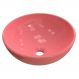 Cuba Pia de Apoio para Banheiro Redonda Bowl 35 C08 Rosa - Mpozenato