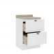 Balcão Milla MDF 2 Gavetas Branco 60cm Carraro