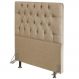 Cabeceira Cama Box Solteiro 90cm Diamante D10 Linho Bege - Mpozenato
