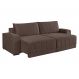 Image of Sofá 4 Lugares Retrátil Línea com Kit USB Veludo Marrom 250cm ES745UP07PVKMOB