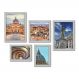 Kit Com 5 Quadros Decorativos - Vaticano Basílica de São Pedro - 035kq01b