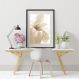 Quadro Flor Branco Gelo - 60x48cm