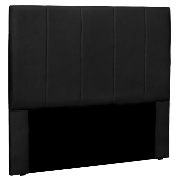 Cabeceira Estofada Cama Box Casal King Size Ravenna 195cm Corano Preto - Desk Design