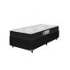 Cama Box Solteiro + Colchão D33 One Face - 56x88x188cm - Suede Preto