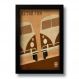 Quadro Decorativo Kombi Vintage 33x43 cm