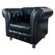 Poltronas Chesterfield Capitone Luis XV Corano Preto