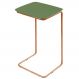 Mesa de Apoio Slim Verde em Metal Cobre