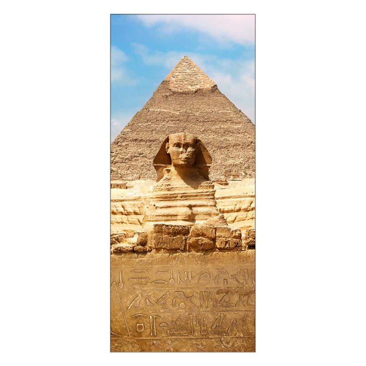 Adesivo Decorativo de Porta - Pirâmide - Egito - 437cnpt Auto Colante