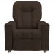 Poltrona do Papai Reclinável Romeo F05 Veludo Marrom - Lyam Decor