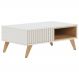 Mesa de Centro Para Sala 91 cm Jeri Off White Freijo Colibri